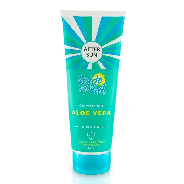 RAYITO DE SOL GEL AFTER SUN ALOE VERA HIDRATA Y PROLONGA EL BRONCEADO 220GR