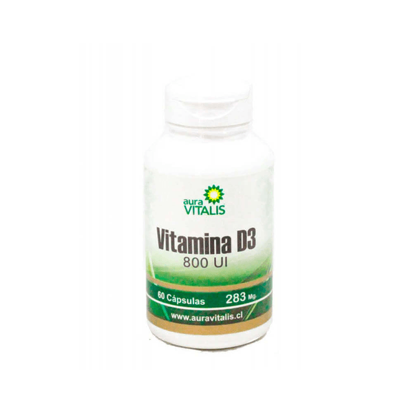 VITAMINA D3 CAP 800 UI X 60 AURA