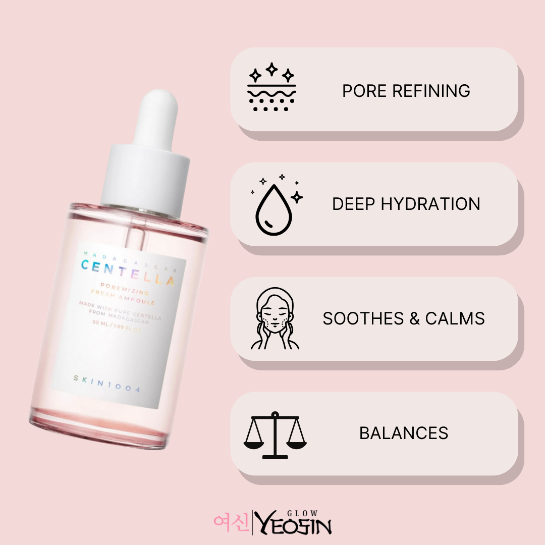 MADAGASCAR CENTELLA POREMIZING FRESH AMPOULE - SKIN1004