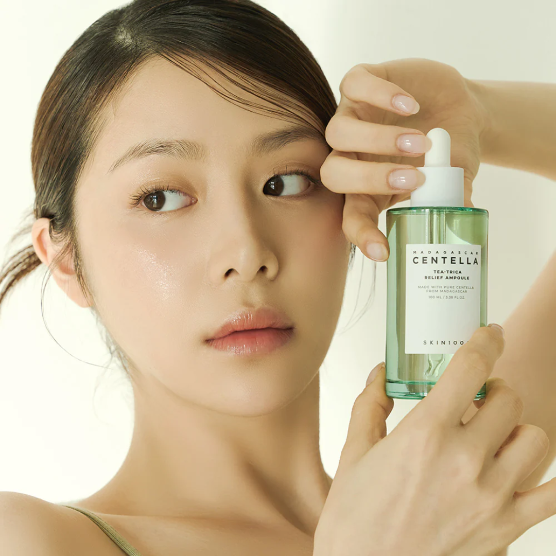 MADAGASCAR CENTELLA TEA TRICA RELIEF AMPOULE 100ML - SKIN1004