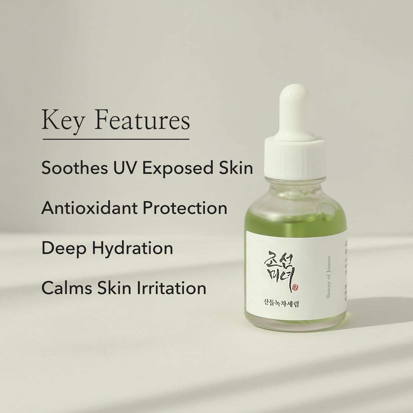CALMING GREEN TEA + PANTHENOL SERUM - BEAUTY OF JOSEON