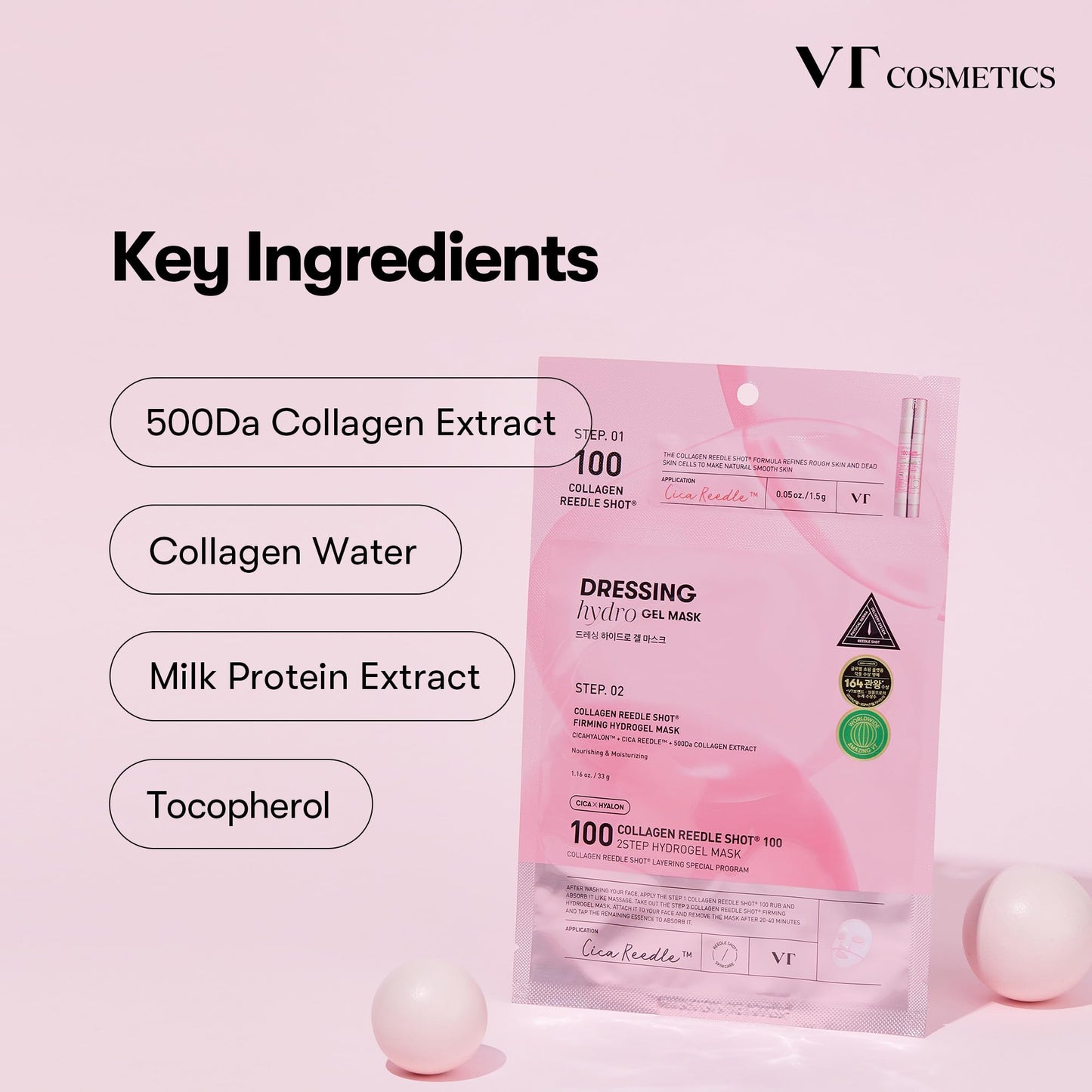 COLLAGEN REEDLE SHOT 100 2STEP MASK - VT