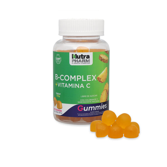 B-COMPLEX + VITAMINA C GUMMIES X 60 NUTRAPHARM