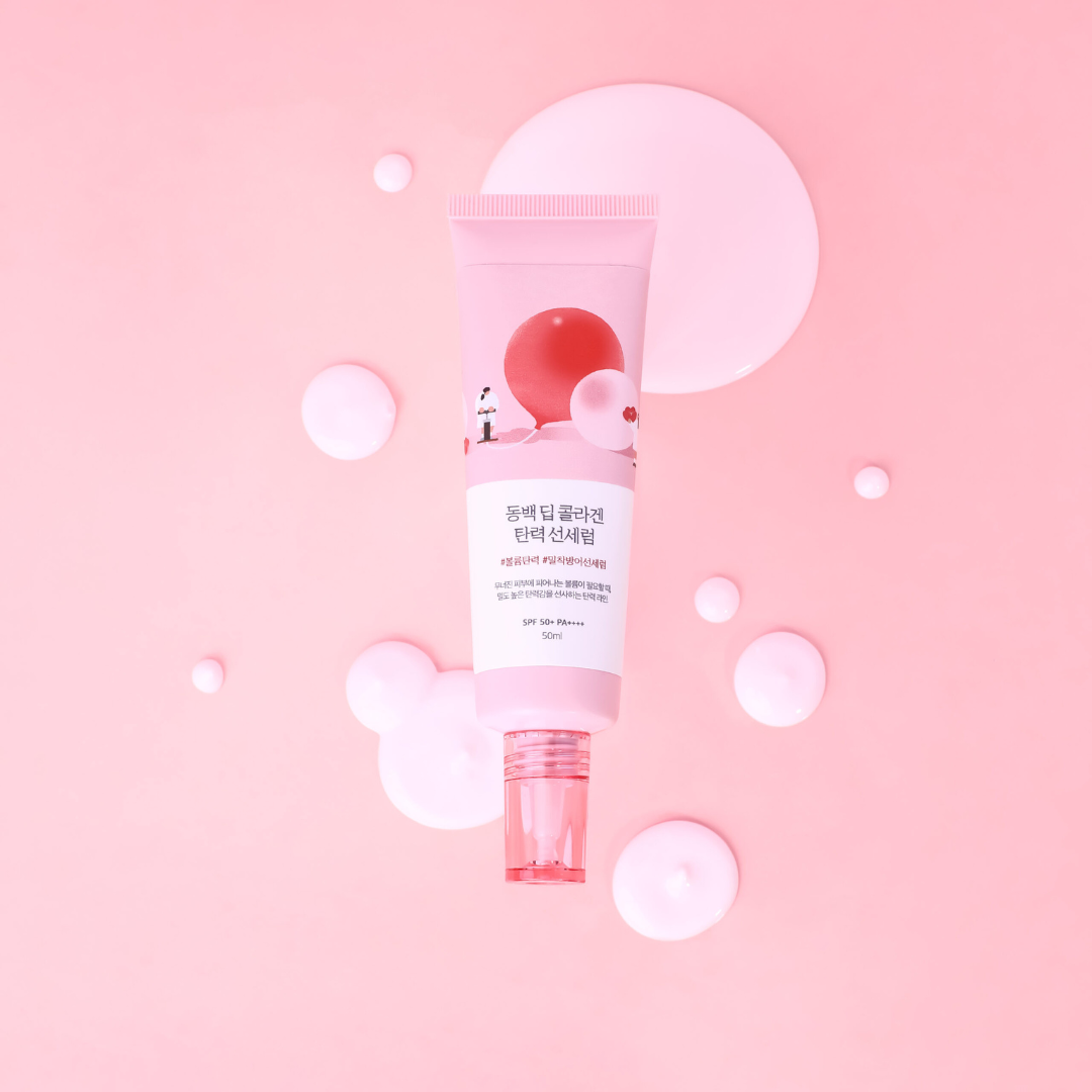 CAMELLIA DEEP COLLAGEN FIRMING SUN SERUM - ROUND LAB