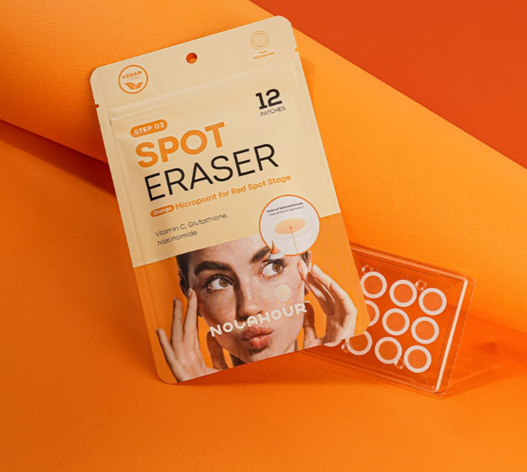 SPOT ERASER ORANGE 12 PARCHES - NOLAHOUR
