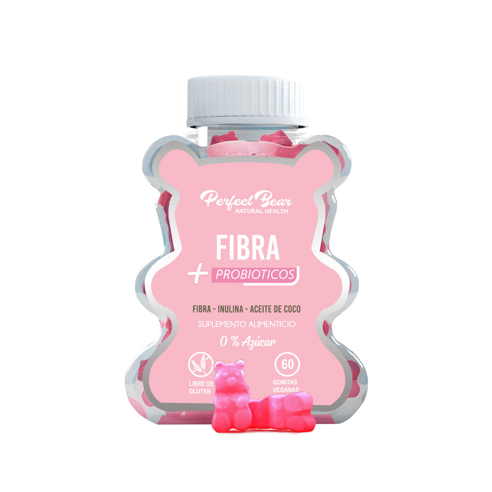 FIBRA + PROBIOTICO (60 GOMITAS/VEGANAS/0% AZUCAR) - PERFECT BEAR
