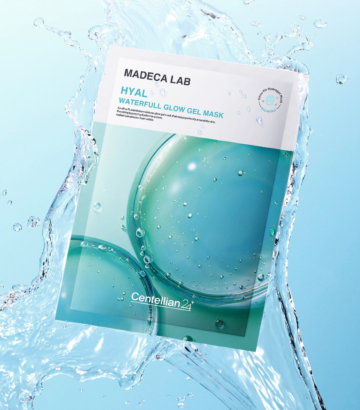MADECA HYAL WATERFULL GLOW GEL MASK - CENTELLIAN24