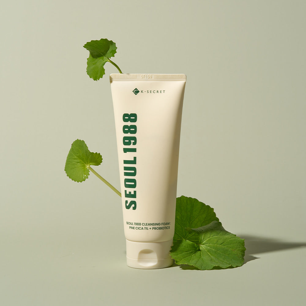 SEOUL1988 CLEANSING FOAM: PINE CICA 1% + PROBIOTICS - KSECRET