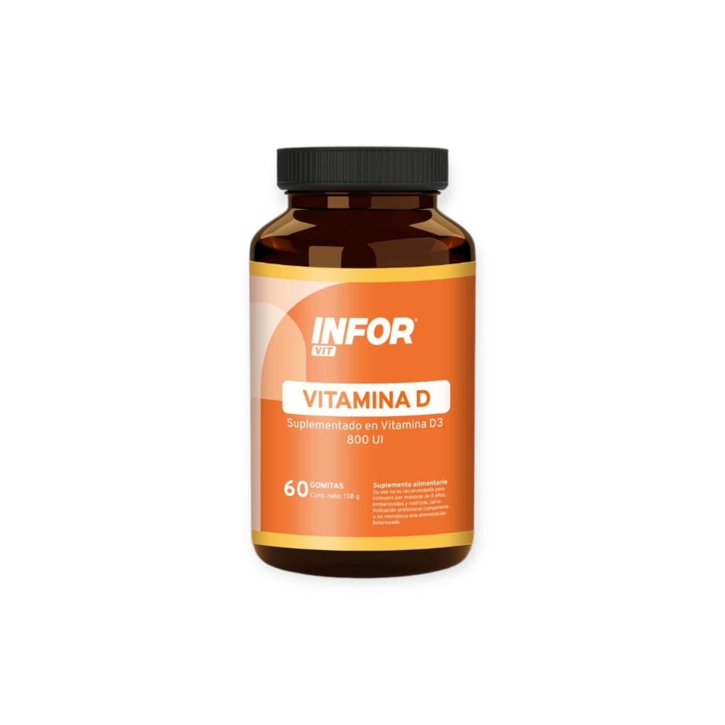 INFOR VIT VITAMINA D GOMITAS X 60