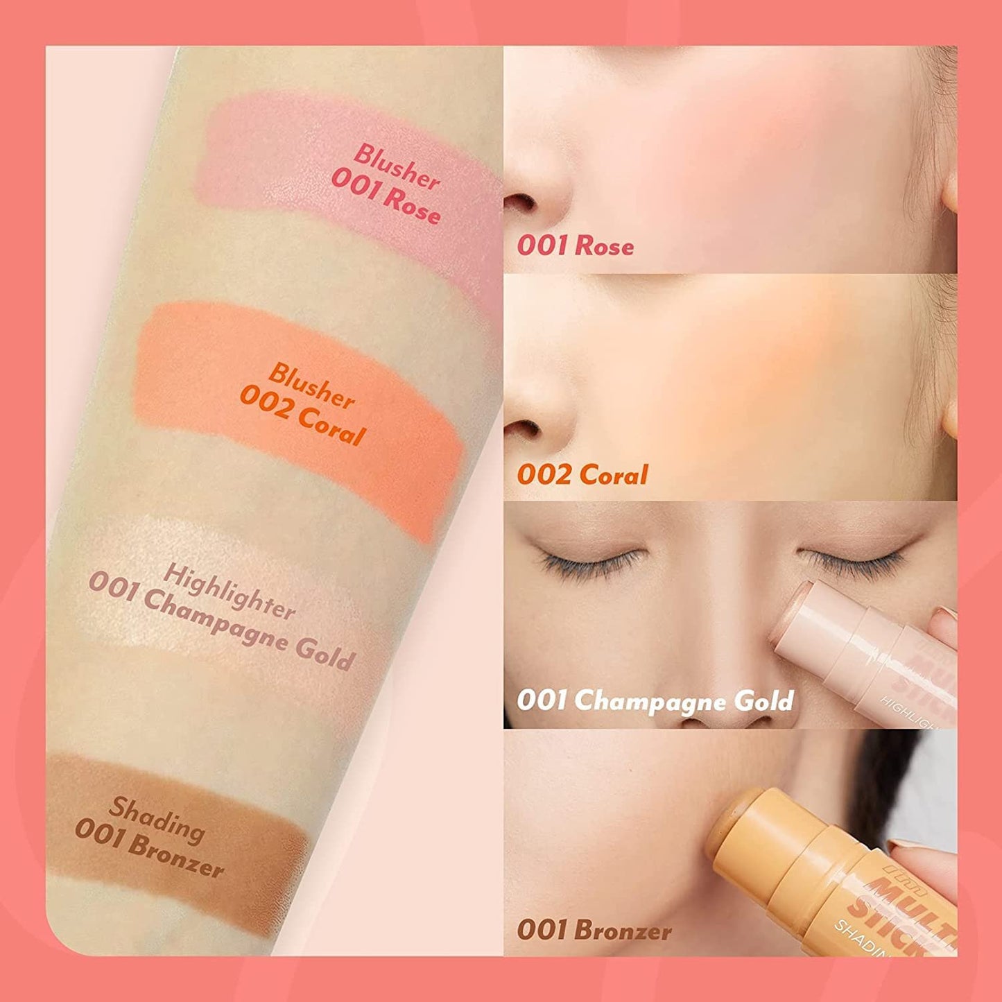 I'M MULTI STICK 001 BRONZER - I'M MEME