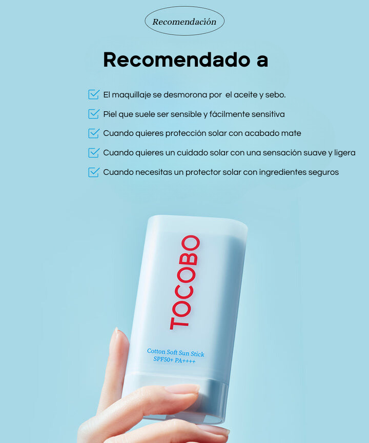 COTTON SOFT SUN STICK SPF50+ / PA++++ - TOCOBO