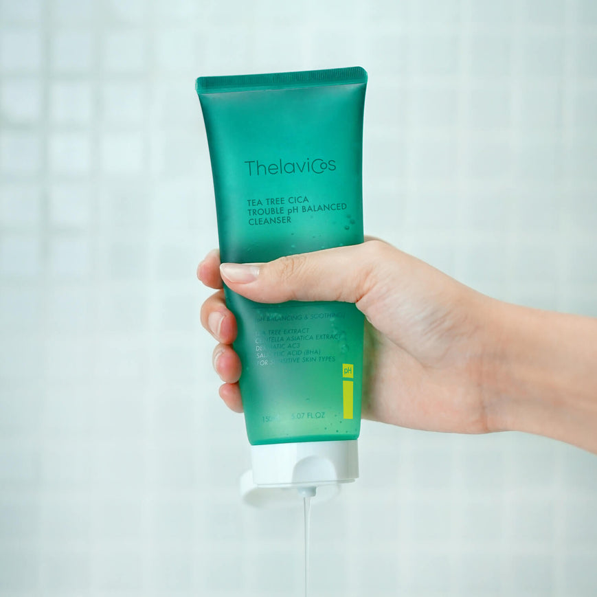 TEA TREE CICA TROUBLE pH BALANCE CLEANSER - THELAVICOS