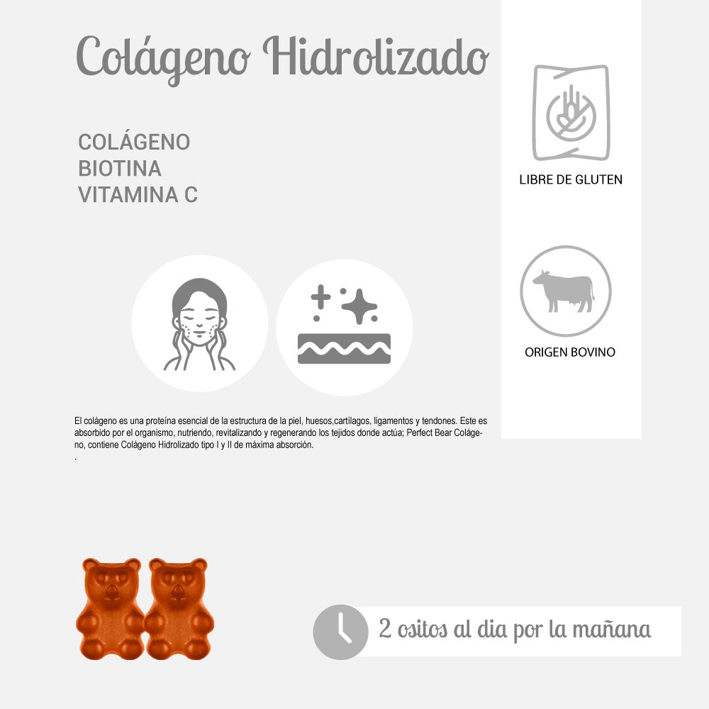 COLÁGENO GOMITAS X 60 UND - PERFECT BEAR