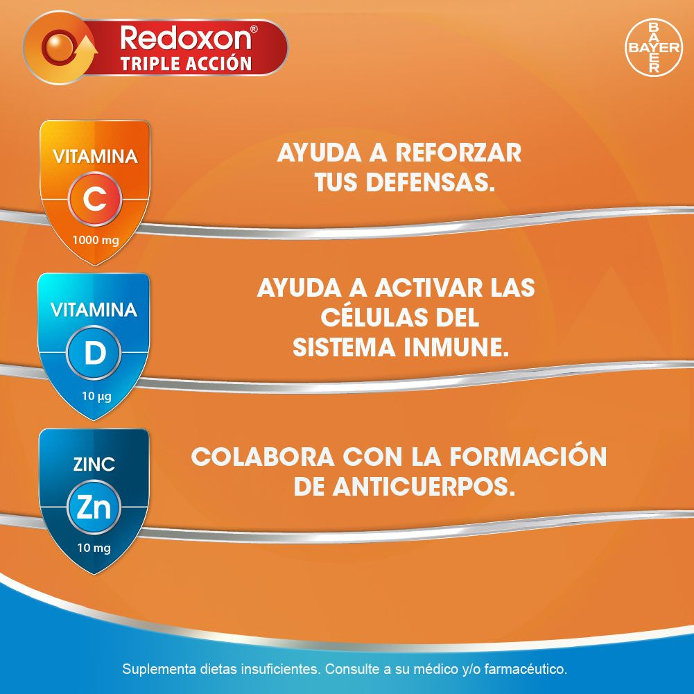 VITAMINA C TRIPLE ACCION TAB EFE X 20 UND GERMAN