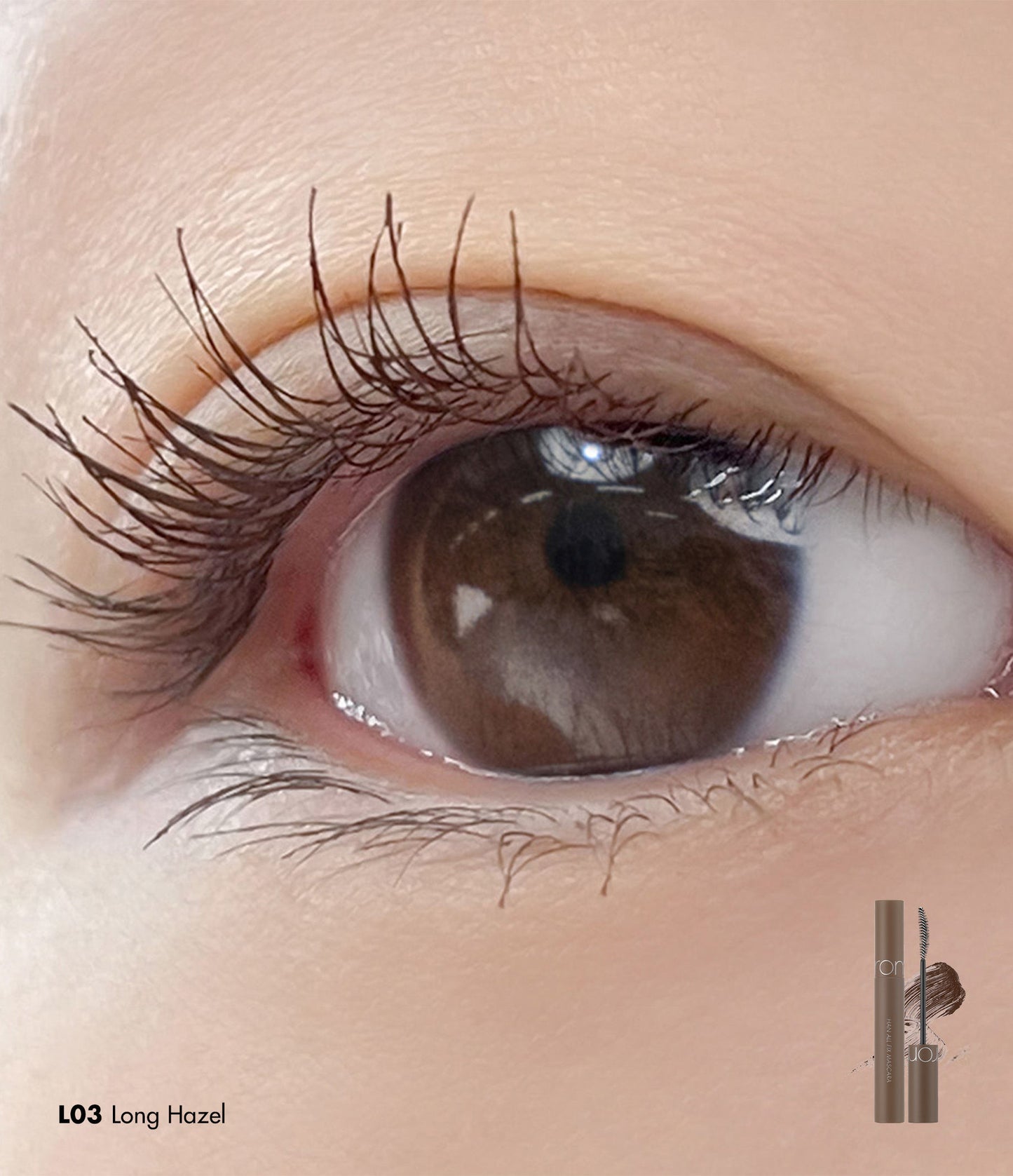 HAN ALL FIX MASCARA L03 LONG HAZEL - ROM&ND