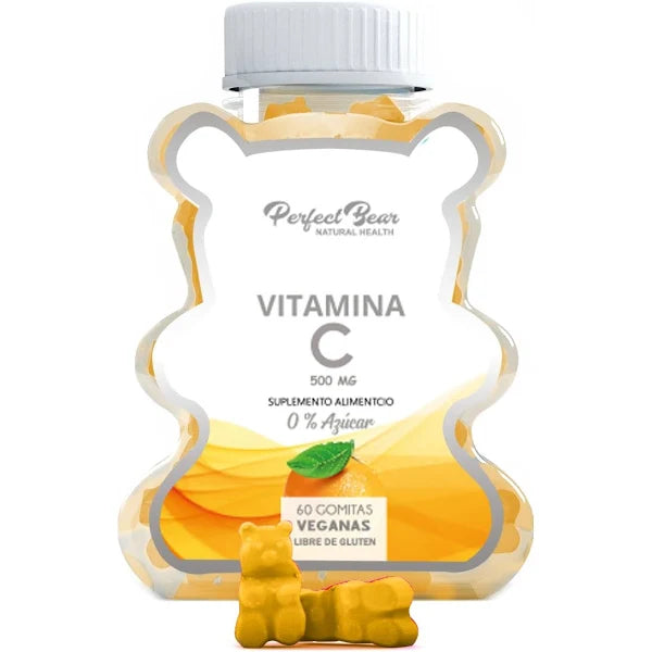 VITAMINA C (60 GOMITAS/VEGANAS/0% AZUCAR) - PERFECT BEAR