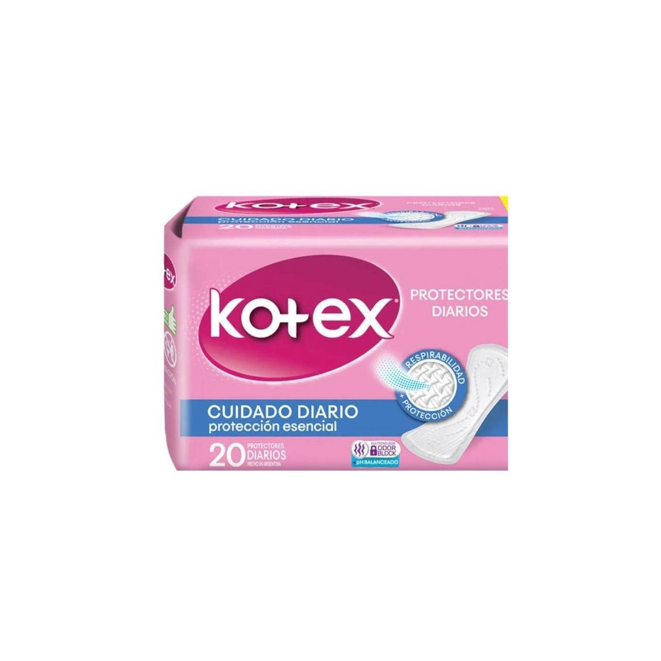 KOTEX PROTECTOR DIARIO X 20 UND