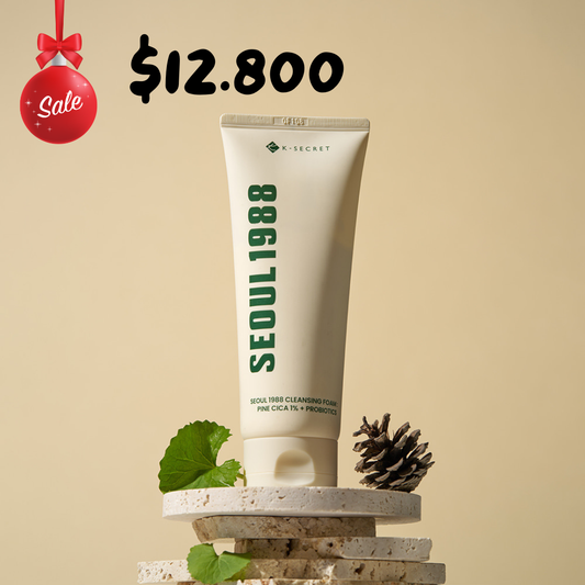 SEOUL1988 CLEANSING FOAM: PINE CICA 1% + PROBIOTICS - KSECRET