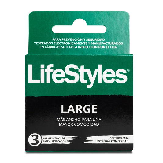 PRESERV LIFESTYLES LARGE X 3 (DM)