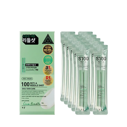 100 RETI-A REEDLE SHOT POUNCH 10EA - VT COSMETICS