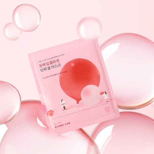 CAMELLIA DEEP COLLAGEN FIRMING GEL MASK - ROUND LAB