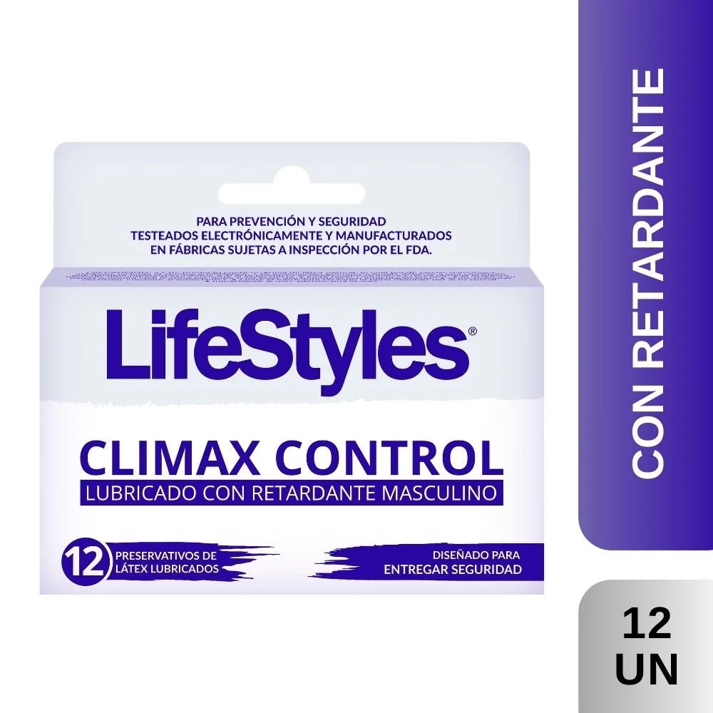 LIFESTYLES CLIMAX CONTROL X 12