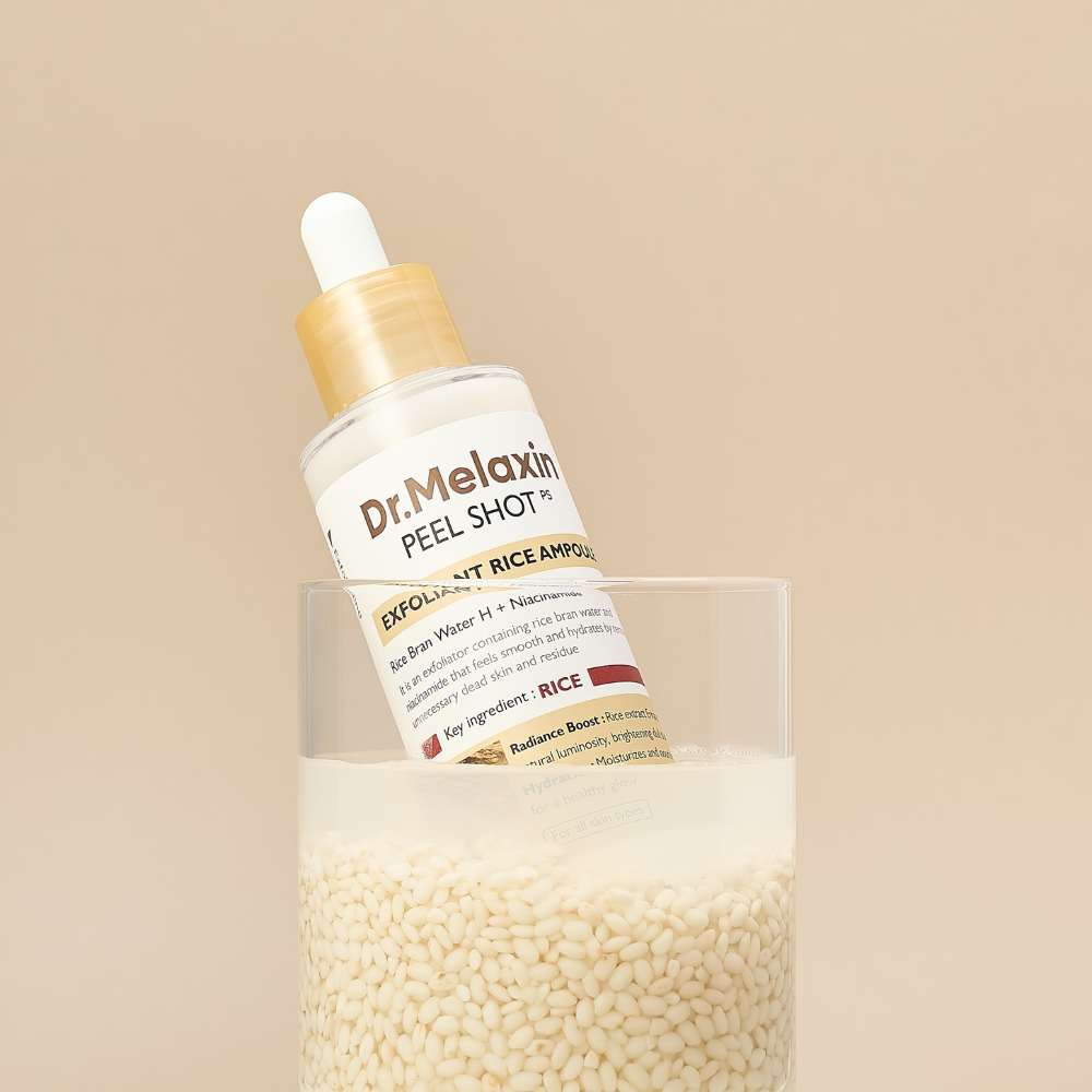 PEEL SHOT EXFOLIATING WHITE RICE AMPOULE - DR.MELAXIN