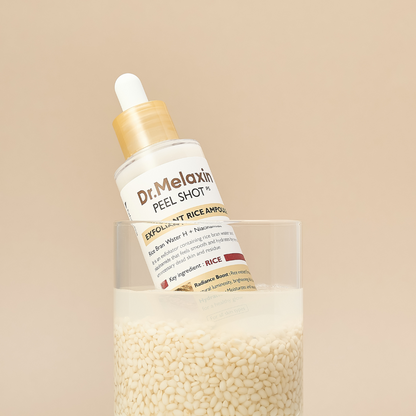 PEEL SHOT EXFOLIATING WHITE RICE AMPOULE - DR.MELAXIN