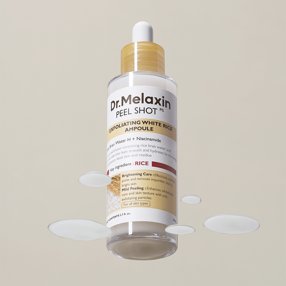 PEEL SHOT EXFOLIATING WHITE RICE AMPOULE - DR.MELAXIN