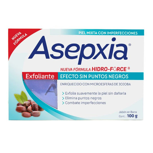 Jabón Exfoliante Asepxia Puntos Negros 100 g