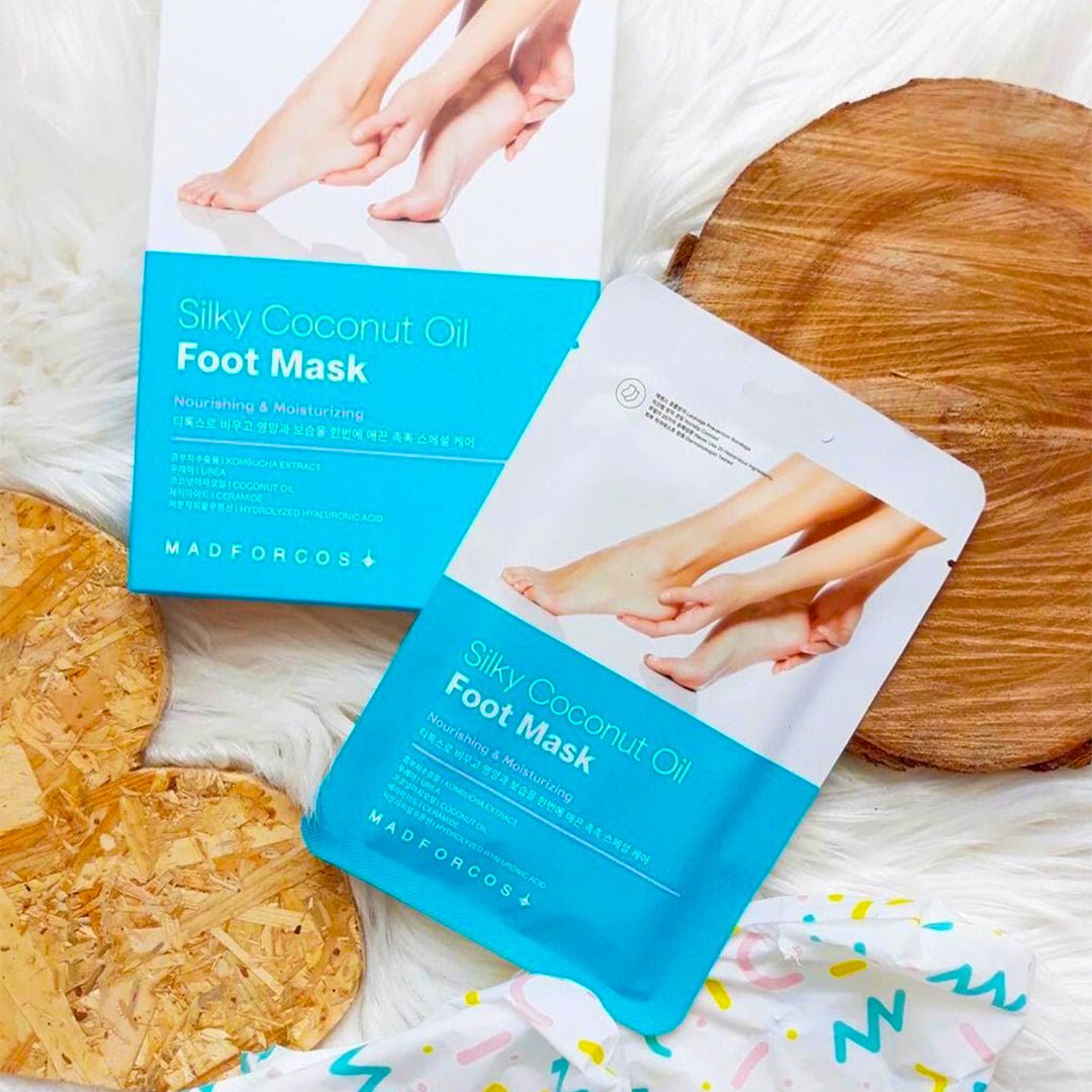 SILKY COCONUT OIL FOOT MASK - MADFORCOS