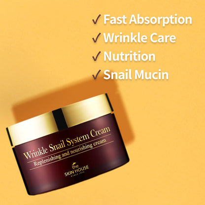 WRINKLE SNAIL SYSTEM CREAM 100ML - THE SKIN HOUSE