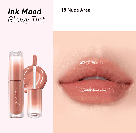 INK MOOD GLOWY TINT 018 NUDE AREA - PERIPERA