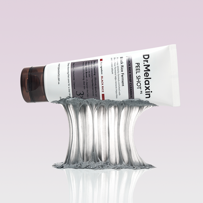 PEEL SHOT BLACK RICE WHIP CLEANSER - DR. MELAXIN