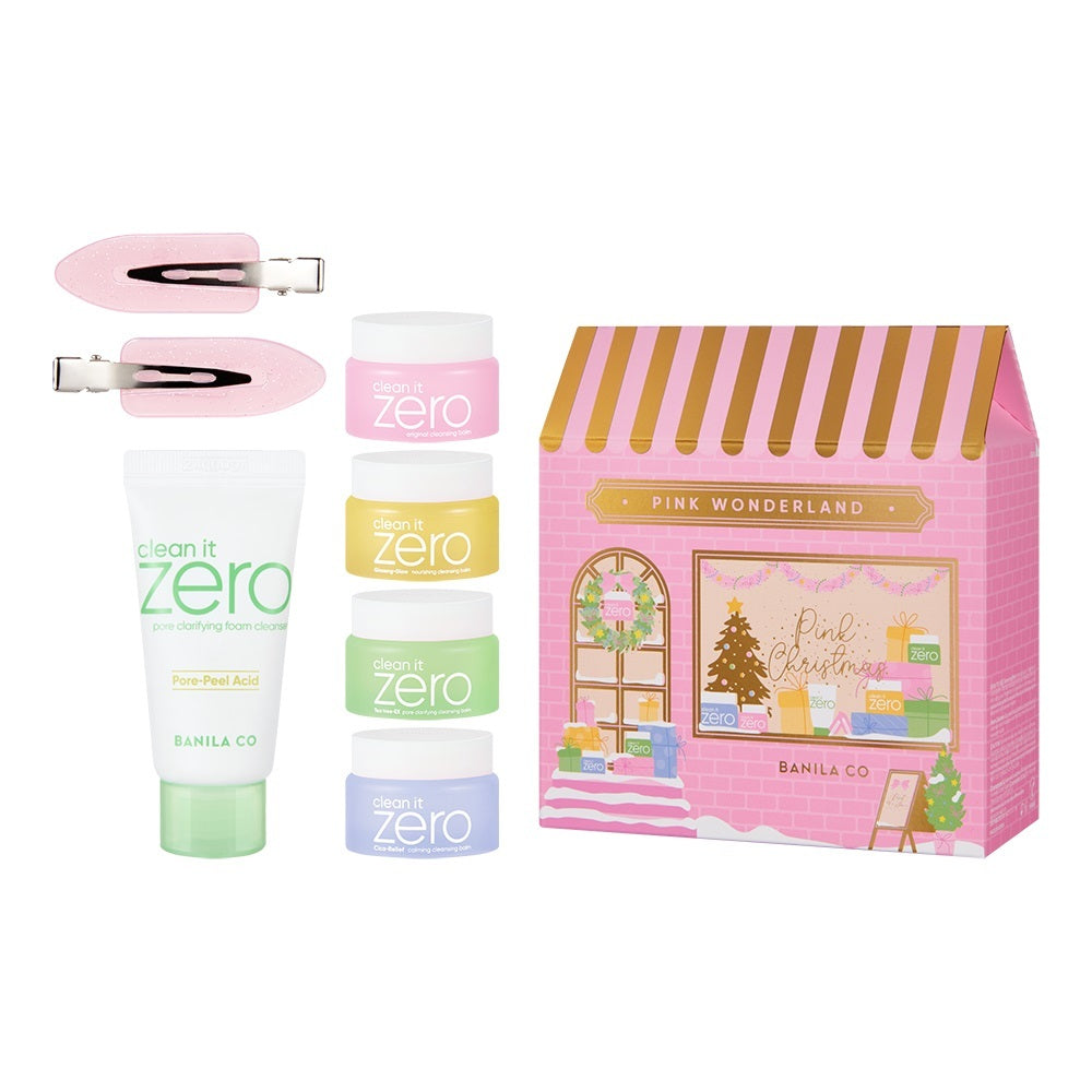 CLEAN IT ZERO PINK WONDERLAND SET - BANILA CO