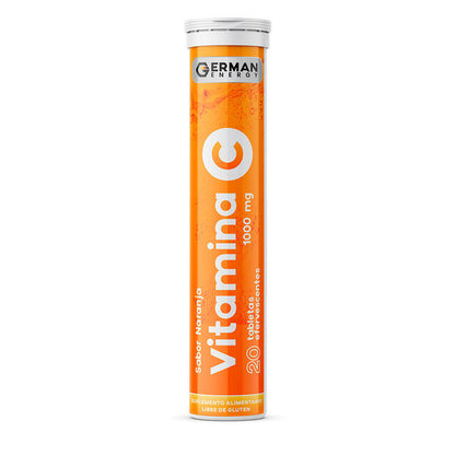 VITAMINA C TABLETA EFERVECENTE NARANJA 1000MG 20U - GERMAN ENERGY