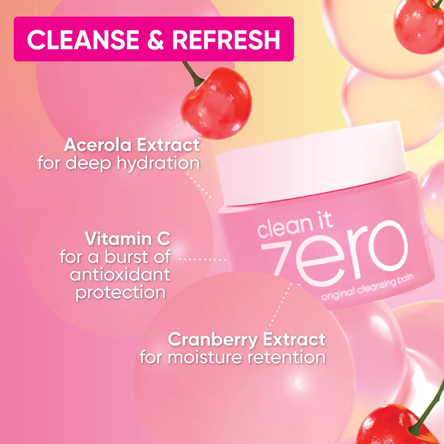 CLEAN IT ZERO ORIGINAL CLEANSING BALM - BANILA CO