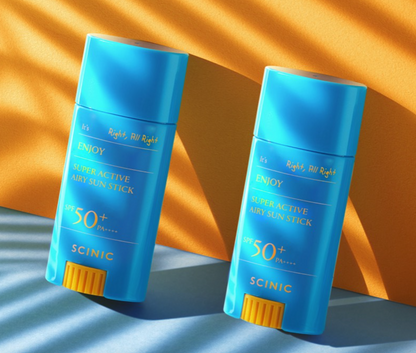 ENJOY SUPER ACTIVE AIRY SUN STICK (FPSW50+ PA++++) - SCINIC