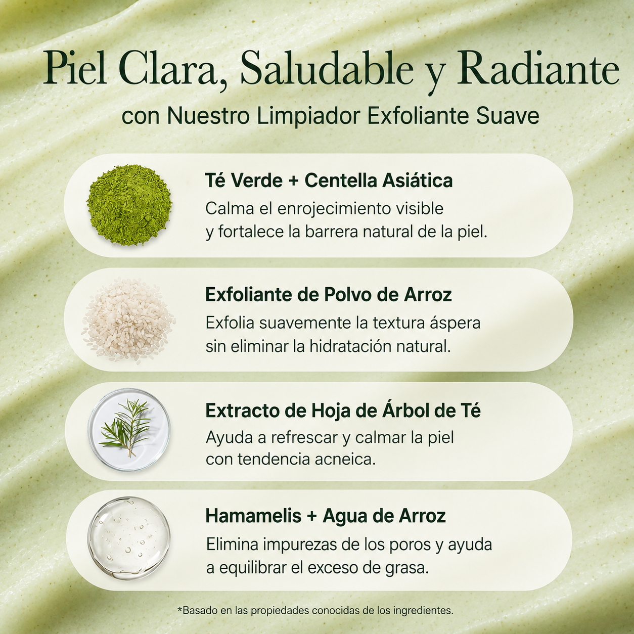 FRESH GREEN RICE MOCHI CLEANSER - ARENCIA