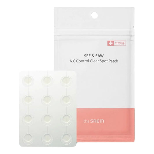 SEE & SAW A.C CONTROL CLEAR SPOT PATCH (24 parches)- THE SAEM