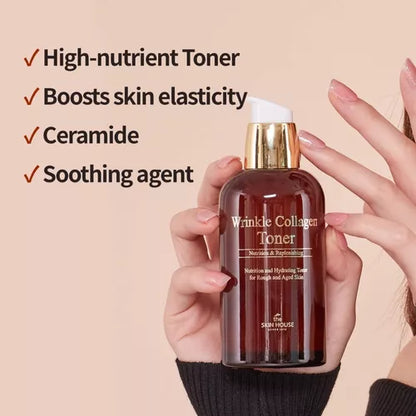 WRINKLE COLLAGEN TONER 130 ML - THE SKIN HOUSE