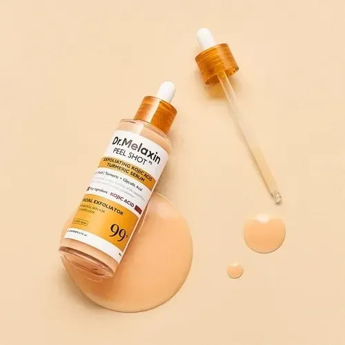 PEEL SHOT EXFOLIATING KOJIC ACID TURMERIC SERUM - DR. MELAXIN