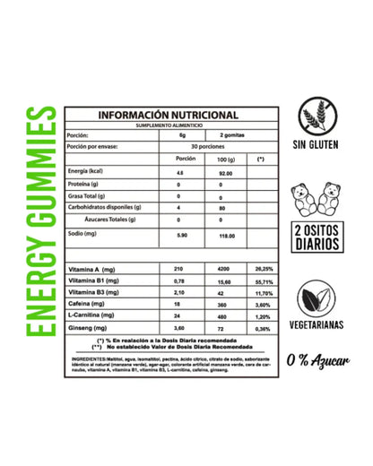 ENERGY GUMMIES X 60 - PERFECT BEAR