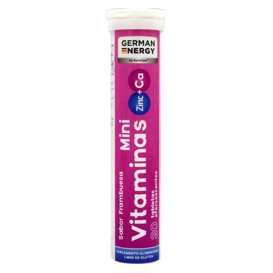 VITAMINA C MINI + MULTIVITAMINICO TAB EFE NIÑOS FRAMBUESA X 20 UND