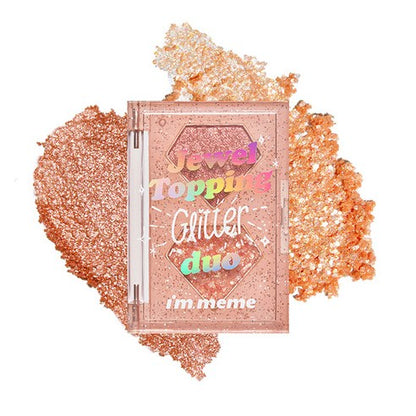 JEWEL TOPPING GLITTER DUO 02 CORAL JEWEL - I'M MEME