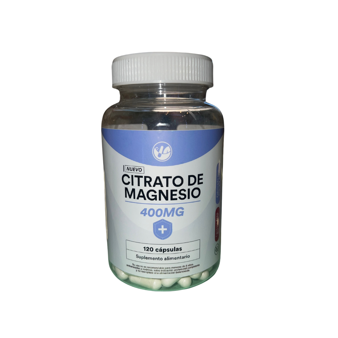 Citrato De Magnesio 400 Mg 120 Cápsulas Natural Farm Kfarma 8142