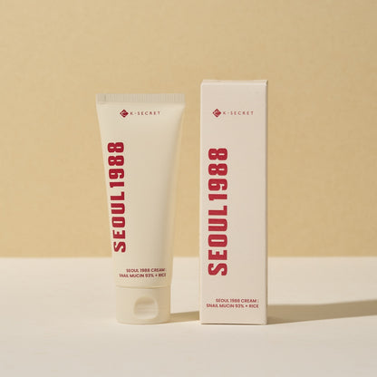 SEOUL1988 CREAM: SNAIL MUCIN 93% + RICE - KSECRET