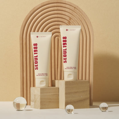 SEOUL1988 CREAM: SNAIL MUCIN 93% + RICE - KSECRET