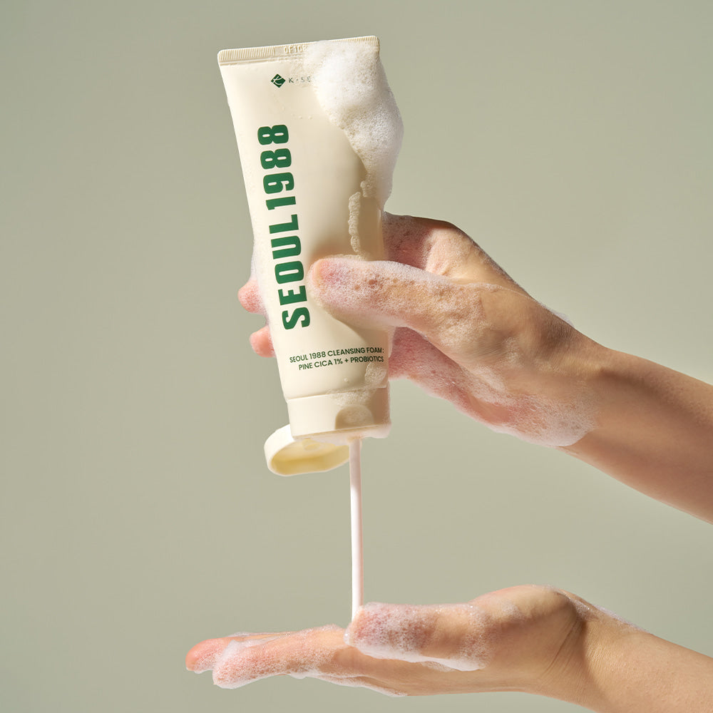 SEOUL1988 CLEANSING FOAM: PINE CICA 1% + PROBIOTICS - KSECRET