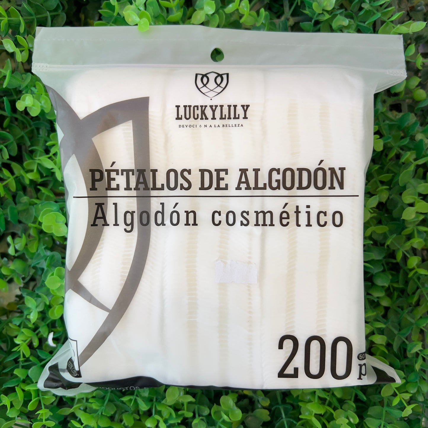 PÉTALOS DE ALGODON 200 PCS CUADRADOS - LUCKY LILLY